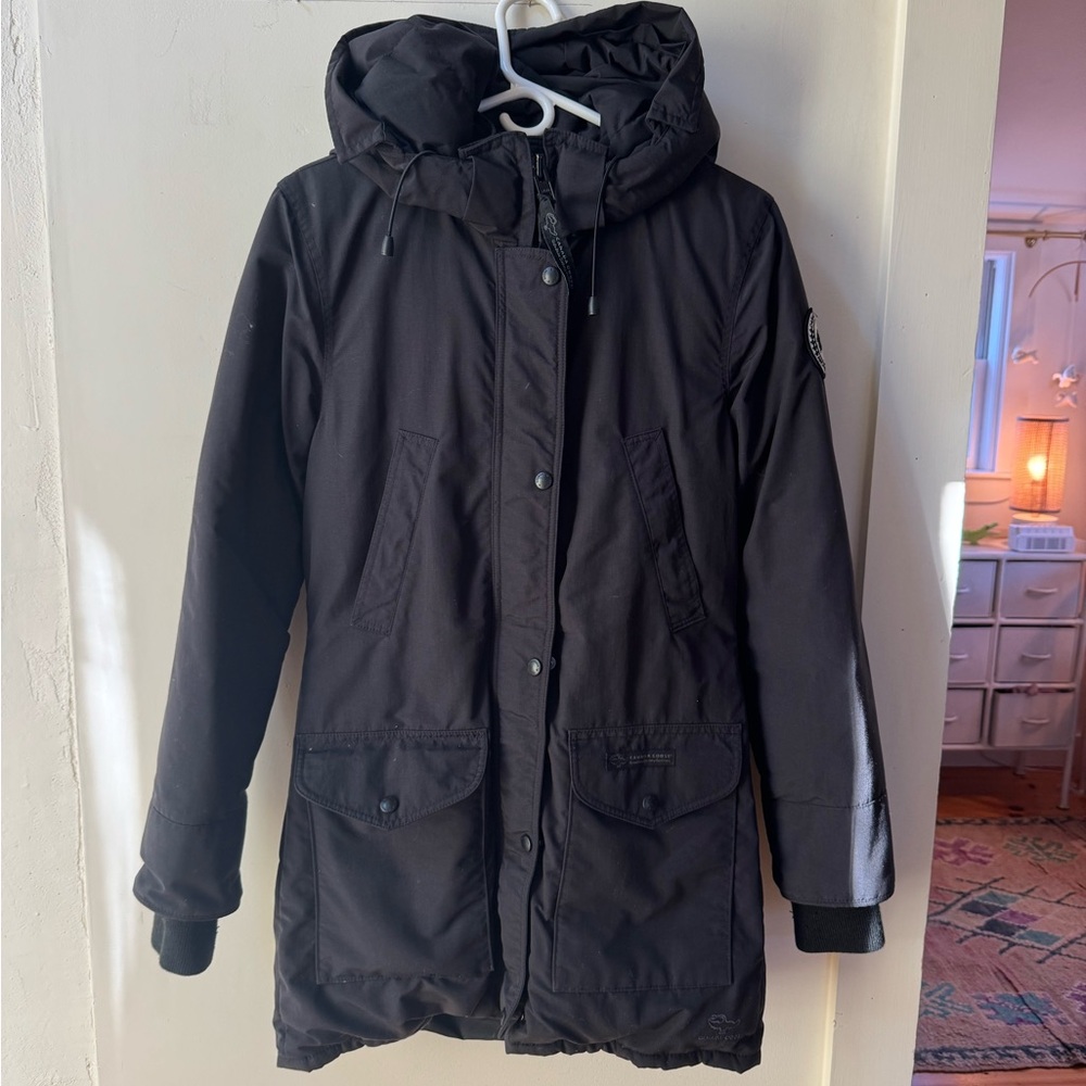 Canada Goose Women's Black Hooded Jacket